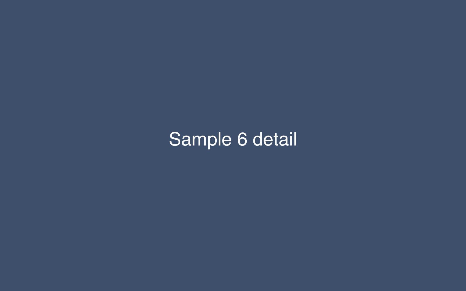 Sample Project 6, image 1