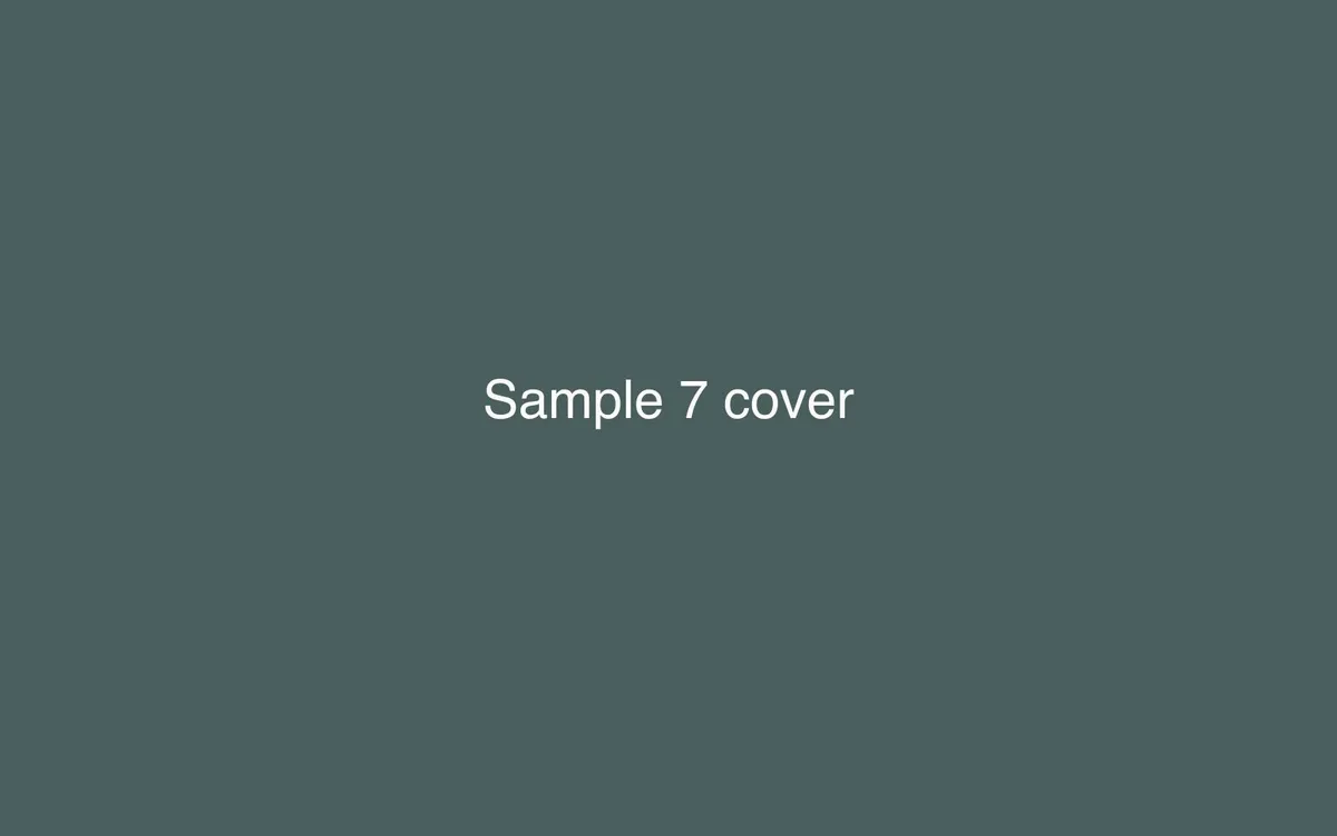 Sample Project 7