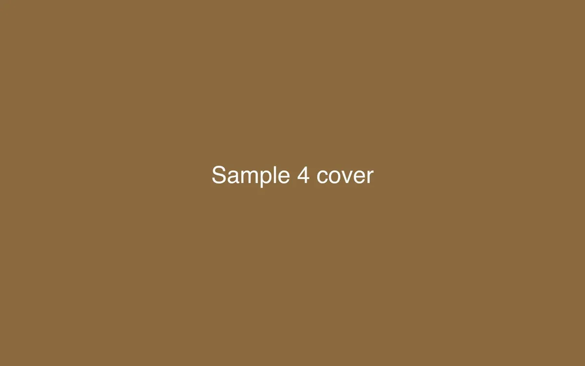 Sample Project 4